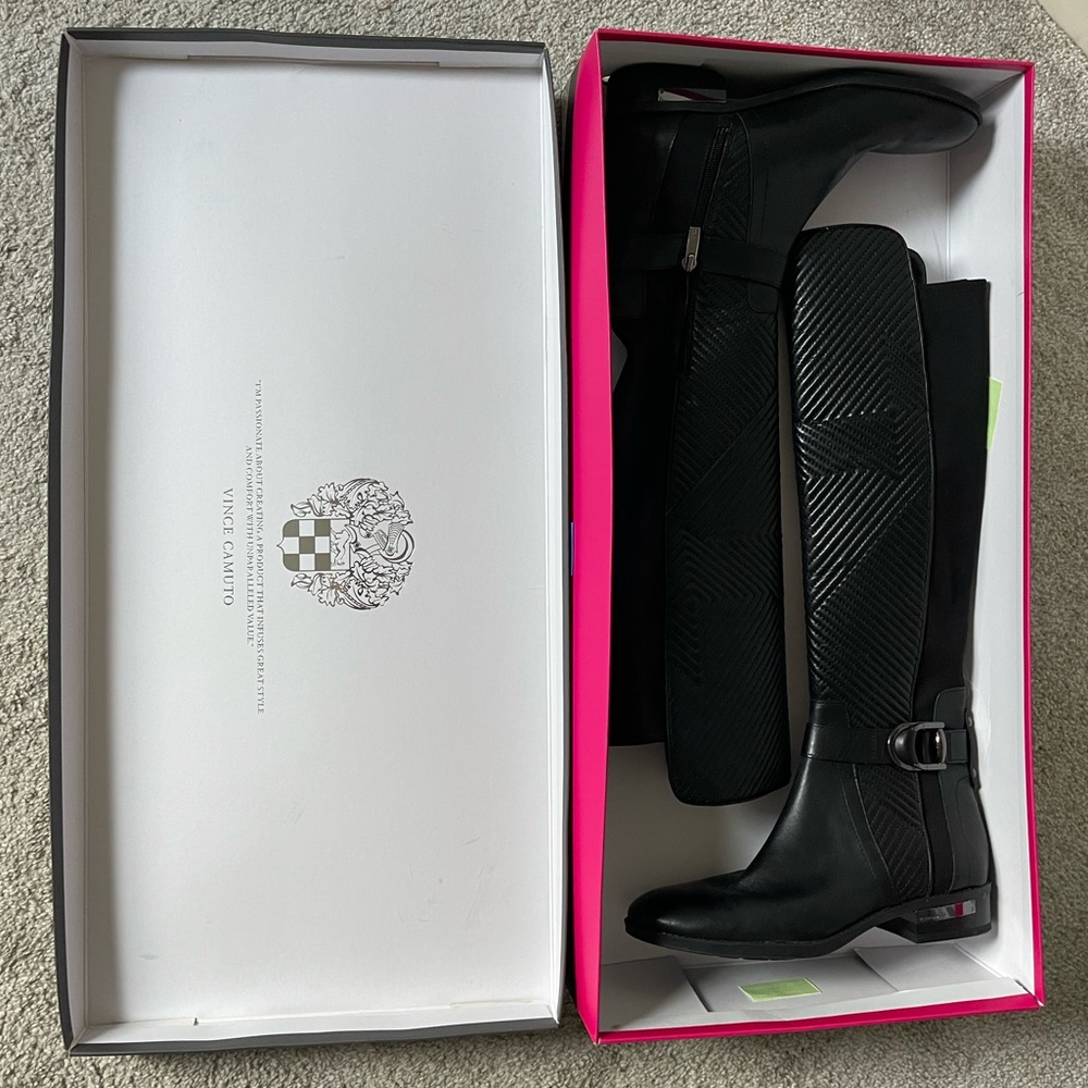 Vince Camino leather knee high boots (sz 9)